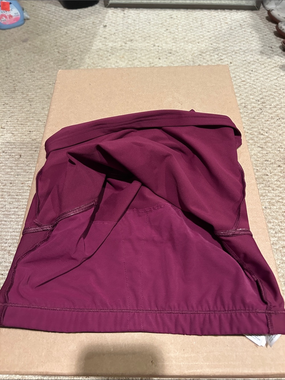 Old Navy Maroon Racerback Tank Top - Picture 4 of 5